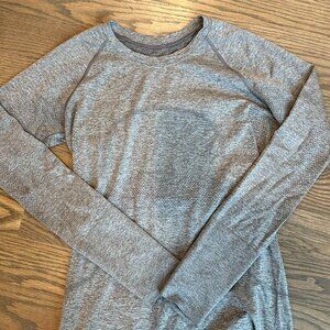 Lululemon Swiftly Tech Long-Sleeve Shirt 2.0 Hip Length Running Shirt Size 10